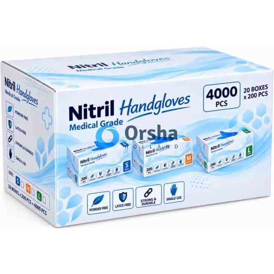 FR-4000 Nitril Handgloves-Mix