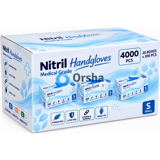 FR-4000 Nitril Handgloves-S