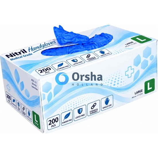 FR-4000 Nitril Handgloves-Mix